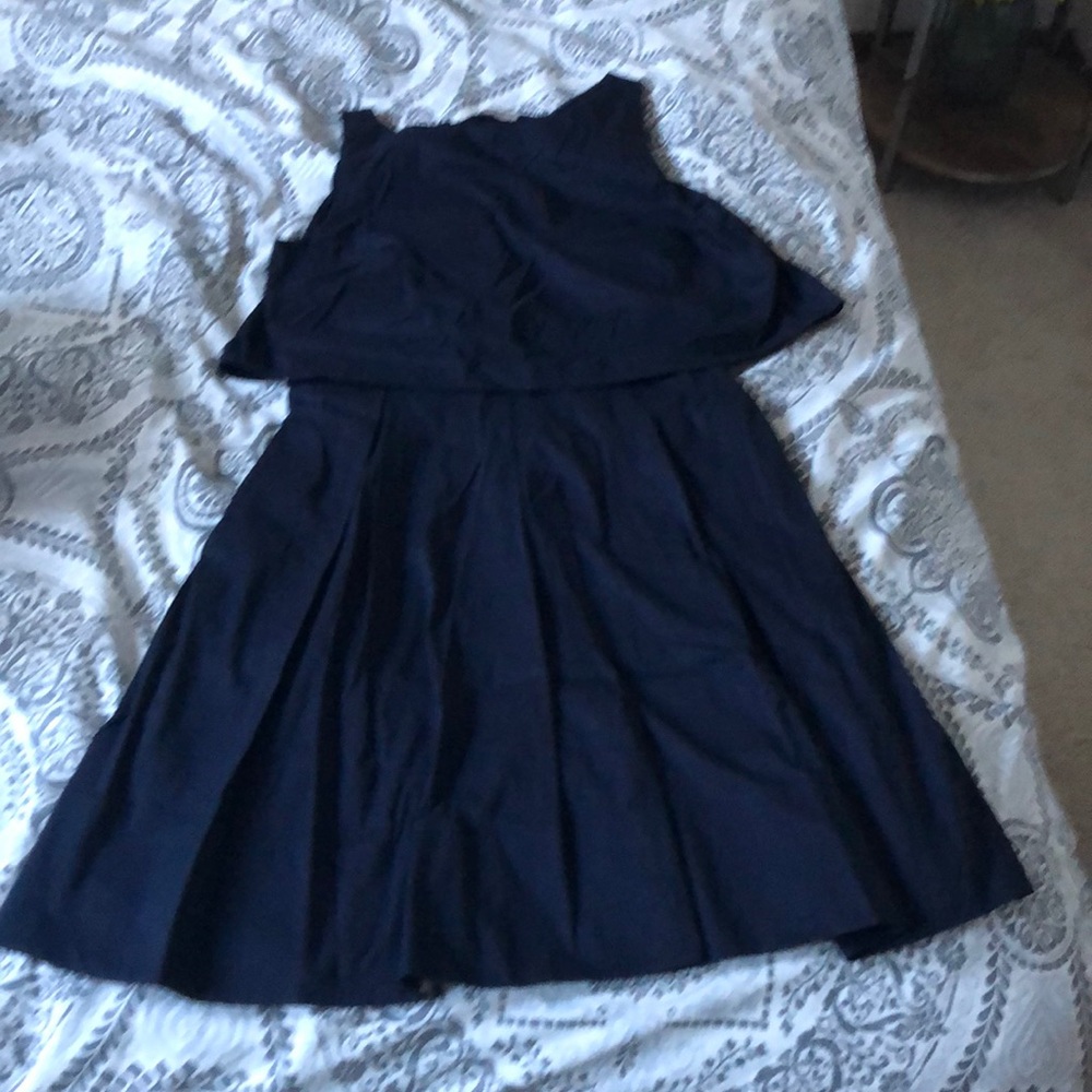 LOFT-Navy blue dress